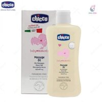 Dầu massage Chicco chiết xuất cám gạo 200ml cho bé từ 0M+