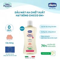 Dầu massage Chicco chiết xuất hạt bông 0M+ 200ml