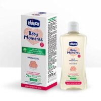 Dầu massage Chicco chiết xuất hạt bông 0M+ 200ml