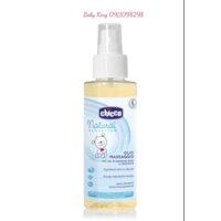 Dầu massage Chicco Teddy 100ml dạng xịt