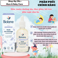 Dầu Massage cho bé Biolane hỗ trợ thư giãn, ngủ ngon, làm mềm, bảo vệ da 50ml