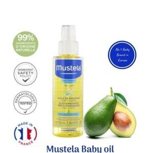 Dầu Massage Cho Bé Mustela Baby Oil 100ml