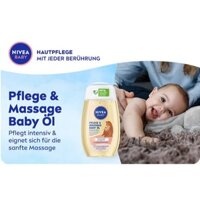 Dầu Massage cho mẹ bầu và bé Nivea Baby Pflege & Massage 200ML – Hàng Đức