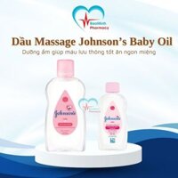Dầu Massage Dưỡng Ẩm Johnson’s Baby Oil Cho Bé Giúp Khóa Ẩm Cho Làn Da Bé Sơ Sinh Và Làm Dịu Làn Da Nhạy Cảm