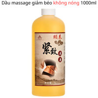 Dầu massage giảm béo Không Nóng 1000ml, masage lưu thông , cải thiện vóc dáng