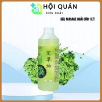 Dầu Massage Gừng Ngải Cứu 1 lít - Nguyên Liệu Tự Nhiên - Dụng Cụ Diện Chẩn