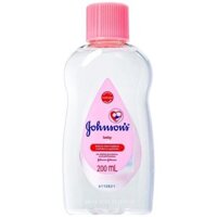 Dầu massage Johnson Baby Oil dưỡng ẩm an toàn cho mẹ và bé 200ml và 50ml