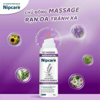 Dầu massage ngừa rạn da Nipcare dạng xịt 80ml giảm ngứa khô da dưỡng ẩm dành cho mẹ bé