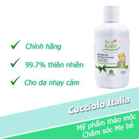 DẦU MASSAGE OIL BABY NATURAL 200ML - CUCCIOLO