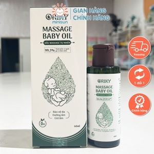 Dầu Massage Oriky dưỡng ẩm cho bé - DK Pharma