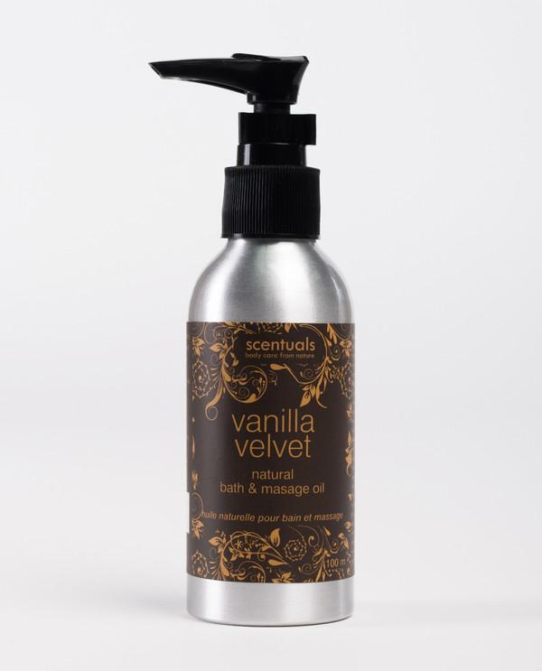 Dầu massage toàn thân Vanilla Velvet Natural Bath & Masage Oil