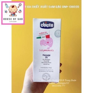 Dầu massage chiết xuất cám gạo Chicco 200ml 114265