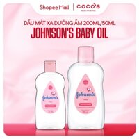 Dầu mát xa dưỡng ẩm Johnson's baby oil massage pink 200ml / 50ml