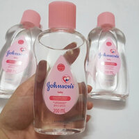 Dầu mát xa dưỡng ẩm Johnson's baby oil pink 200ml CH