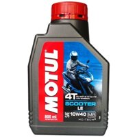 DẦU MÁY MOTUL SCOOTER LE 10W40 Đổ cho xe ga. DUNG TÍCH 800ml