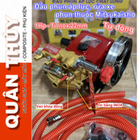 Đầu máy rửa xe áp lực cao Mitsukaisho CT26/ CT26A - 1Hp ti INOX dầy 22mm, đầu phun áp lực chuyên xịt rửa xe, sân vườn
