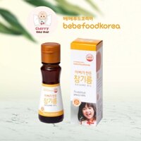 Dầu mè ăn dặm cho bé Bebefood Hàn Quốc
