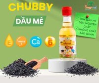 Dầu Mè Đen Ăn Dặm Cho Bé CHUBBY -Cho Trẻ Trên 6 Tháng Tuổi