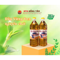 Dầu Mè Đen Ép Lạnh Nguyên Chất - Dầu Vừng Đen Không Chất Bảo Quản, Không Phụ Gia - Tốt Cho Sức Khoẻ - Chai 1 Lit