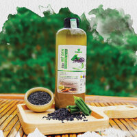 DẦU MÈ ĐEN nguyên chất Mẹ Ken được ép lạnh 500ml, giàu canxi, omega 3, omega 6, uống tốt cho sức khỏe