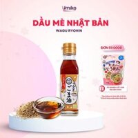 Dầu Mè Tách Muối Wagu Ryohin Nội Địa Nhật Bản Dành Cho Bé Ăn Dặm 105g trộn trực tiếp hoặc để xào, nấu, chế biến món ăn Dầu Ăn
