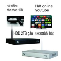 Đầu Mini Karaoke Wifi ổ cứng 2TB Acnos KM6 (Xám)