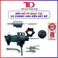 Đầu mô tơ quạt 12V và combo linh kiện đầy đủ -  Vật tư Điện lạnh Thuận Dung