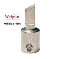 Đầu mũi hàn hợp kim siêu bền gia nhiệt nhanh dễ vệ sinh cho mỏ hàn xung thông minh Welgun – Mũi dao K25