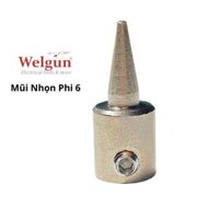 Đầu mũi hàn hợp kim siêu bền gia nhiệt nhanh dễ vệ sinh cho mỏ hàn xung thông minh Welgun – Mũi nhọn B25