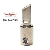 Đầu mũi hàn hợp kim siêu bền gia nhiệt nhanh dễ vệ sinh cho mỏ hàn xung thông minh Welgun – Mũi dao K20