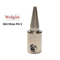 Đầu mũi hàn hợp kim siêu bền gia nhiệt nhanh dễ vệ sinh cho mỏ hàn xung thông minh Welgun – Mũi nhọn B20