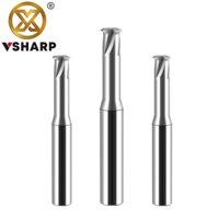 Đầu Mũi Phay CNC Vsharp HRC65 Bằng Hợp Kim Cacbua M2M3M4M5M6M8