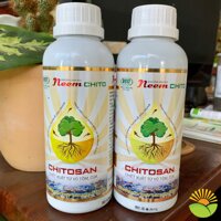 Dầu Neem + Chitosan - Bám dính sinh học Neem Chito 500ml - Xua đuổi côn trùng và nấm bệnh gây hại, kích thích đề kháng