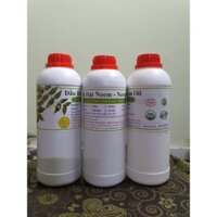 Dầu Neem nguyên chất ép lạnh trị côn trùng sâu bệnh 1 lít