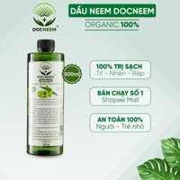 Dầu Neem Oil DOCNEEM nguyên chất phòng trị sâu bệnh hoa hồng, phong lan, cây cảnh, ép lạnh 1000ml