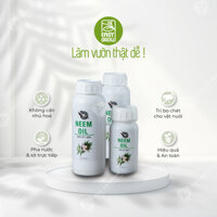 Dầu neem phòng trị trĩ, rệp, nhện cho hoa, cây kiểng, đã nhũ hoá, sử dụng trực tiếp - chai 250ml & 500ml
