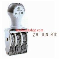 Dấu ngày tháng năm Tiếng Anh xoay chỉnh Shiny D4 4mm