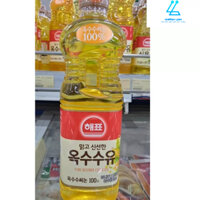Dầu Ngô (Dầu Bắp) Hàn Quốc Chai 900ml - 옥수수유