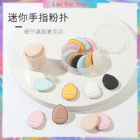 Đầu ngón tay mini Thumb Puff Không ăn bột q-Bomb Air Cushion mini Finger Puff Chất lỏng nền che khuyết điểm Trứng làm đẹp