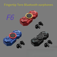 Đầu ngón tay Toro Bluetooth Tai nghe F6 Mới Giảm tiếng ồn Không dây trong tai Máy hiển thị kỹ thuật số Một Gió Thể thao điện tử Trò chơi Tai nghe