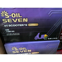 Dầu nhờn động cơ S-Oil Seven 4T Scooter 10W40 0.8L Dành Cho Xe Ga (bao bì mới)