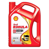 DẦU NHỜN ĐỘNG CƠ SHELL RIMULA R2 EXTRA 20W-50(hàng chính hãng 100%) CAN 4L và 6 LÍT