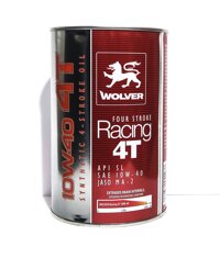 Dầu nhớt 800ml WOLVER RACING 4T 10W40 Nhớt bán tổng hợp - Nhập Khẩu Sản Xuất Đức SL MA2 MB