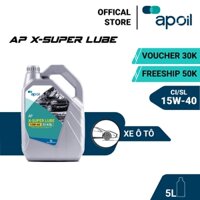 Dầu nhớt AP OIL, Dầu động cơ ô tô máy dầu AP X Super Lube CI-4/SL 15W40
