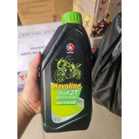 Dầu nhớt Caltex Havoline Plus 2T 1 lít dành cho xe máy 2 thì - Chính hãng