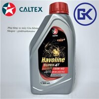 Dầu nhớt Caltex Havoline Super 4T 15W-40 ( Xe số )