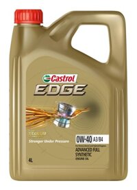 Dầu nhớt cao cấp cho xe ô tô Castrol Edge 0W-40 can 4Lit