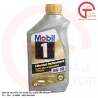 DẦU NHỚT CAO CẤP MOBIL 1 5W30 EXTENDED PERFORMANCE 946ML CHO XE MÁY