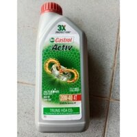 DẦU NHỚT  CASTROL ACTIV 4T 20W-40 1LIT