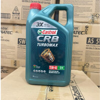 Dầu nhớt Castrol CRB Turbo 5 lít - Nhớt động cơ ô tô tải/xe bán tải/xe máy dầu diesel/tàu ghe - Nhớt cao cấp có turbo